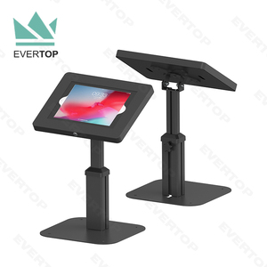 LST06-C Kim Loại Kính Thiên Văn Chống Trộm Truy Cập Hàng Đầu cho iPad Máy Tính Bảng POS Đứng, countertop cho iPad Máy Tính Bảng POS Hiển Thị Đứng với Móc Chìa Khóa - Product Image 2