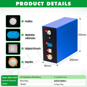 Gotion <span class=keywords><strong>3</strong></span>.2v 340Ah 锂电池全新 280 Ah 300 Ah 314 Ah 320 Ah 340Ah LIFEPO4 电芯用于储能电池 - Product Image 2