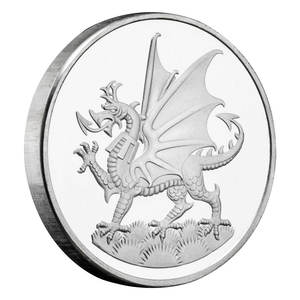 威尔士亲王收藏镀银纪念币红龙收藏艺术创意礼品纪念币 - Product Image 6