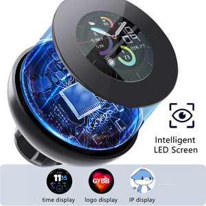 Mới Sản Phẩm Tiên Tiến Làm Mát Màn Hình Quạt Hiển Thị Từ 15W Nhanh Chóng Sạc Xe Hơi Không Dây Sạc Từ Tính Cho Điện Thoại Di Động Cooler - Product Image 3