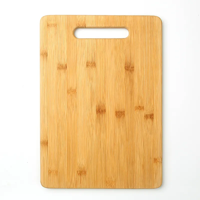 Wholesale Bulk Natural Customized Organic 4-Piece Set Kitchen Chopping Board Wooden Cheap Bamboo Cutting Board Set With Handle