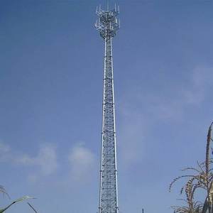 <span class=keywords><strong>4</strong></span> 다리 아연 도금 관형 4g 5g 모바일 신호 통신 타워 안테나 강관 통신 타워 - Product Image 1