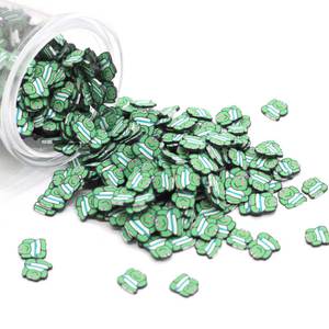 Màu xanh lá cây ếch Shaped Slice Polymer đất sét sprinkles cho hàng thủ công Nail Arts trang trí DIY Slime Filler phụ kiện - Product Image 5