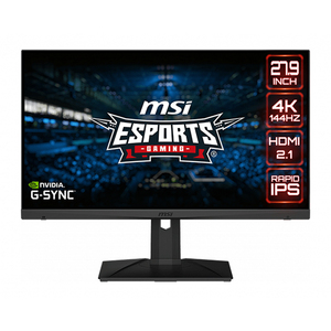 Monitor Gaming <span class=keywords><strong>MSI</strong></span> MAG281URF de 28 Pulgadas, <span class=keywords><strong>4K</strong></span>, <span class=keywords><strong>144Hz</strong></span>, 1ms, HDR 400, 1ms, UHD, Rapid IPS, Compatible con G-Sync - Product Image 1