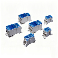 Bloc de distribution UKK 250V, bloc de terminaison de distribution d'énergie pour tableau électrique et appareillage de commutation