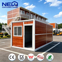 Casas Contenedor Plegables Modulares de Panel Sándwich de Acero, Diseño Moderno, Oficina, Villa, Caseta de Vigilancia, Más Vendidas