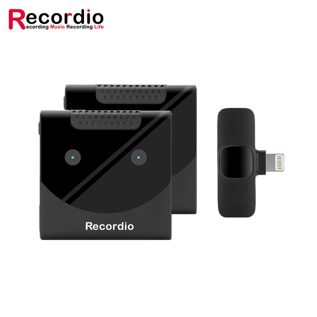 GAW-940 Recordio Wireless Microphones Camera Mini Lavalier Mic System With Easy Clip Recording Interview Microphone