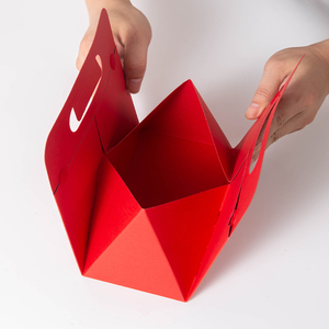 Bolsa de papel para envolver chocolate con logotipo personalizado, caja de regalo de fiesta de cumpleaños pequeña, embalaje de dulces de boda, rosa, creativa - Product Image 4