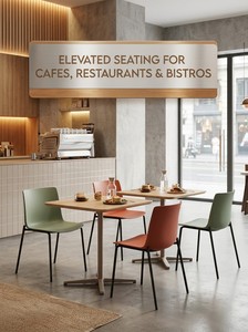 Silla Nórdica <span class=keywords><strong>de</strong></span> Plástico Apilable con Respaldo Ergonómico Minimalista Reforzado con Nervaduras Cruzadas, <span class=keywords><strong>de</strong></span> Polipropileno, para Cocina, Isla, Oficina en Casa y Estudio - Product Image 4