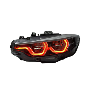 Pieza de Repuesto para Automóvil <span class=keywords><strong>BMW</strong></span> Serie 4 F32 M4 F82 F80 2013-2017 V3, Luces Diurnas Tricolor Amarillo, Blanco y Rojo, Nuevo Diseño Estilo Ikon - Product Image 5