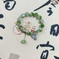 Boho เครื่องประดับทางศาสนาของผู้หญิงสร้อยข้อมือกำไลข้อมือมิตรภาพประดับลูกปัดลายดอกไม้กำไลข้อเท้าแบบไขว้ - Product Image 1
