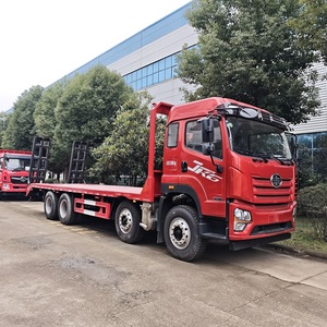 <span class=keywords><strong>Camion</strong></span> de fret à plateau plat FAW Motor Diesel neuf, manuel, Euro 5, 10-20 tonnes, <span class=keywords><strong>8x4</strong></span> roues motrices, véhicule de transport avec échelle à vendre - Product Image 1