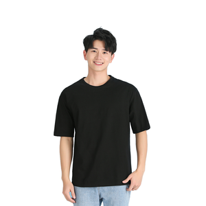 Vente chaude plaine Fine navette respirant LOGO personnalisé blanc Sport pull col rond manches courtes t-shirt - Product Image 6