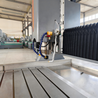 Routeur CNC 3 axes de taille 1325 avec table de travail 4x8 pour la gravure et la découpe du bois, du MDF, de l'acrylique et des plaques d'aluminium, avec évier en acier inoxydable
