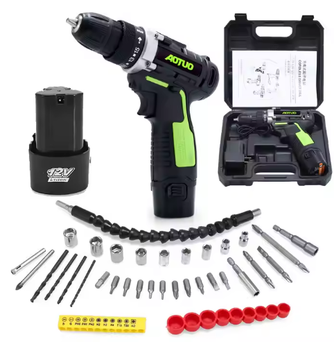 Multifunctional Manual Screwdriver & Wireless Electric Drill Set Variable Speed Cordless Drill Brushless Motor OEM Customizable