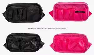 Biểu Tượng Tùy Chỉnh Cô Gái Đi Du Lịch Màu Đen Dễ Thương Make up Túi Mỹ Phẩm, Chuyên Nghiệp Nylon Quilted Make up Túi Với Logo Cá Nhân - Product Image 6