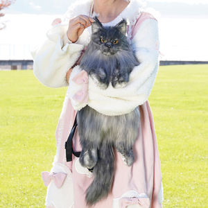 กระเป๋าเป้สะพายหลังผู้หญิงลายแมว<span class=keywords><strong>เมน</strong></span><span class=keywords><strong>คูน</strong></span>สำหรับคริสต์มาส  บุด้วยผ้าขนสัตว์เทียมแท้  ไส้ใยฝ้าย PP  พร้อมช่องซิปด้านใน  ผลิตด้วยมือ  ขายส่งโดย DUPAN - Product Image 5