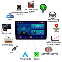 Android Auto GPS WIFI FM RDS BT Radio 7 "9" 10.1 "2 + 32G 4 + 64G Double Din Android Car Stereo Wireless CarPlay et Android Auto