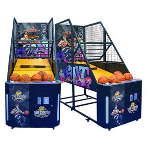 Máquina de Baloncesto Arcade Comercial de Venta Directa de Fábrica con Puntuación Electrónica, Idioma Inglés, 110V/220V, Color Personalizable - Product Image 5