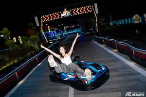 Go-Kart Eléctrico <span class=keywords><strong>de</strong></span> Pista Pequeña con Radio <span class=keywords><strong>de</strong></span> Giro <span class=keywords><strong>de</strong></span> 2.5m, Equipado con Chasis Compacto, Control Más Ligero e Ideal para Circuitos Estrechos - Product Image 3