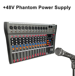 FLALWREO CT-12 Profesional 12-Kanal 30W Sistem Musik <span class=keywords><strong>Mixer</strong></span> Daya Tinggi dengan Suara Surround dan 2 Output Stereo Sistem Suara - Product Image 5