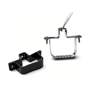 Collier de fixation <span class=keywords><strong>pour</strong></span> <span class=keywords><strong>gouttière</strong></span> en aluminium, <span class=keywords><strong>attache</strong></span> <span class=keywords><strong>pour</strong></span> tuyau de descente - Product Image 2