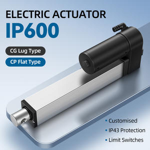 Actuador lineal eléctrico de 500mm de carrera de 24V CC con controlador de Motor de accionamiento de bajo ruido de carga 600N para elevación de mesa velocidad de 3000RPM - Product Image 2