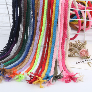 Không Được 5Mm Macrame Dây Bông Tự Nhiên Sợi Dây Thừng <span class=keywords><strong>8</strong></span> Sợi Bện Chuỗi Cho Thủ Công Đan Chủ Đề Cho Tường Treo Và DIY Thủ Công Mỹ Nghệ - Product Image 3