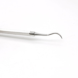 Kit de détartreur manuel dentaire en acier inoxydable, 9 instruments à tête unique pour l'élimination du tartre <span class=keywords><strong>supragingival</strong></span>, poignée ergonomique - Product Image 3