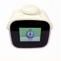 Hygromètre industriel, horloges minimalistes en forme de voiture, horloges amusantes pour enfants, haut-parleur IA, horloge de table en forme de tasse à café, alarme avec commande vocale IA LLM