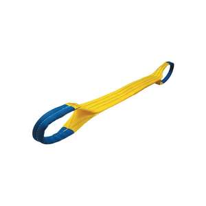 Dolezych Lifting <b>sling</b> DIN EN 1492-1 length 6 m grey load-bearing cap. single 4000 kg - Product Image 1