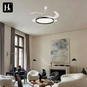 42-inch modern <b>ceiling</b> fan telescopic <b>ceiling</b> fan with LED <b>light</b> and <b>remote</b> <b>control</b> - Product Image 6