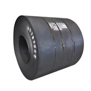 Carbon Steel Coil Astm A36 Ss400 Q235 Checkered Plate Hot Rolled Steel Coils Q235 Steel Coil Black