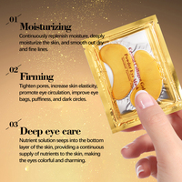 Masque pour les yeux OEM ODM pour le lifting anti-âge, coussin en silicone anti-rides, acide hyaluronique pour peaux mixtes