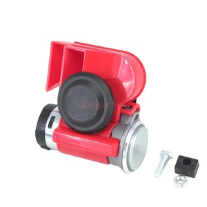 Kit de <span class=keywords><strong>klaxon</strong></span> à air pour camion, <span class=keywords><strong>voiture</strong></span>, SUV ZKXX KX-4006 12V super puissant 120dB, tweeter en plastique à double trompette, compresseur intégré - Product Image 1