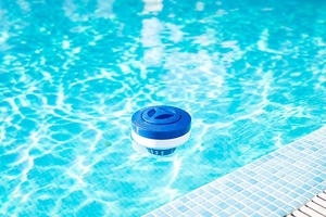 Havuz Aksesuarları 8 inç Plastik PP Mavi Havuzda Yüzen Kimyasal Dispenseri 3 inç Tabletler için Yüzme Havuzu Temizlik Ekipmanı - Product Image 6