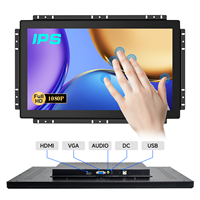 Moniteur d'ordinateur à cadre fermé de 15, 15,6, 17, 18,5, 19, 21,5, 22, 23,6, 23,8 et 27 pouces avec écran tactile capacitif multipoint