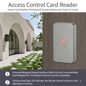 เครื่องอ่าน RFID สำหรับการควบคุมการเข้าถึงระบบควบคุมการเข้าถึงกลางแจ้ง T5577กันน้ำสำหรับระบบควบคุมการเข้าถึง - Product Image 3
