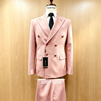 Costume de Mariage Sur Mesure pour Homme, Smoking de Luxe Croisé pour Marié, Tenue de Cérémonie et de Soirée avec Ornements Bijoux