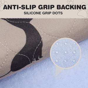 Augenstern แผ่นรองฉี่สุนัขใช้ซ้ำได้แผ่นรองลังสัตว์เลี้ยงกันลื่นแผ่นรองห้องน้ำสุนัขดูดซับปัสสาวะ - Product Image 6