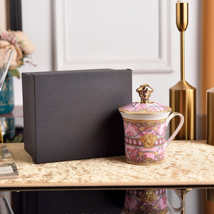 Coffret Cadeau 30ème Anniversaire – Tasses en Porcelaine Fine avec Couvercles en Forme de Tête pour BFF, Idéal pour le Thé de l'Après-midi au Bureau, Ensemble de Tasses Présentables - Product Image 4