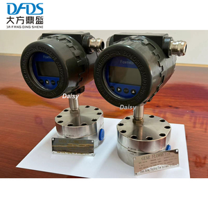 40MPa Acier inoxydable 316L Filetage bride DN50 1 "Traitement des gaz d'échappement Fluide Peinture <span class=keywords><strong>Alcool</strong></span> Eau Pure Micro Gear Débitmètre - Product Image 1