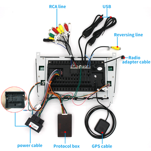 <span class=keywords><strong>Android</strong></span> đài phát thanh xe đôi DIN Carplay 4 gam Car Stereo Navigation âm thanh xe máy nghe nhạc cho Mercedes Benz C/CLC/CLK lớp w203 w209 - Product Image 6