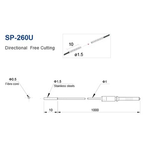 Glasvezelinspectiesonde & optische vezelsonde, detectiesonde met hoge elasticiteit voor inspectie van kleine voorwerpen - Product Image 6