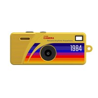 Mini Cámara Digital con Llavero, Pantalla de 0.96 Pulgadas, Video 1080P, Gran Angular, 6 Filtros de Fotos, Regalo para Niños, Cámara Portátil con Linterna