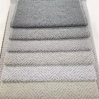 Tissu d'ameublement en bouclette à chevrons pour canapé, chaise, coussin et décoration de meubles modernes