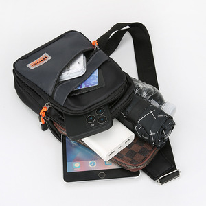 Men's Crossbody <b>Bag</b> Nylon Color Blocking Durable Chest <b>Bag</b> For Everyday Outings Sports Cycling Commuter Use - Product Image 4