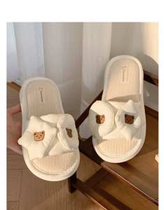 Zapatillas de Punta abierta XIXIXITIAO para mujer, sandalias de <span class=keywords><strong>Coqueta</strong></span>, zapatillas bonitas, Kawaii Zapatillas de casa, estética <span class=keywords><strong>Coqueta</strong></span> - Product Image 6