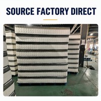 Matelas à ressorts ensachés et mousse à mémoire de forme certifié UKFR, 25 cm, tailles personnalisées 140, 160, 180*200 cm, fabricant OEM pour la vente au détail au Royaume-Uni