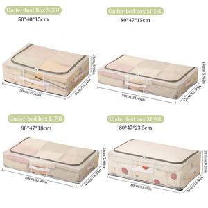 Organizador de Ropa para Debajo de la Cama, Caja de Almacenamiento Transparente de PVC, Caja Plegable para Debajo de la Cama - Product Image 3